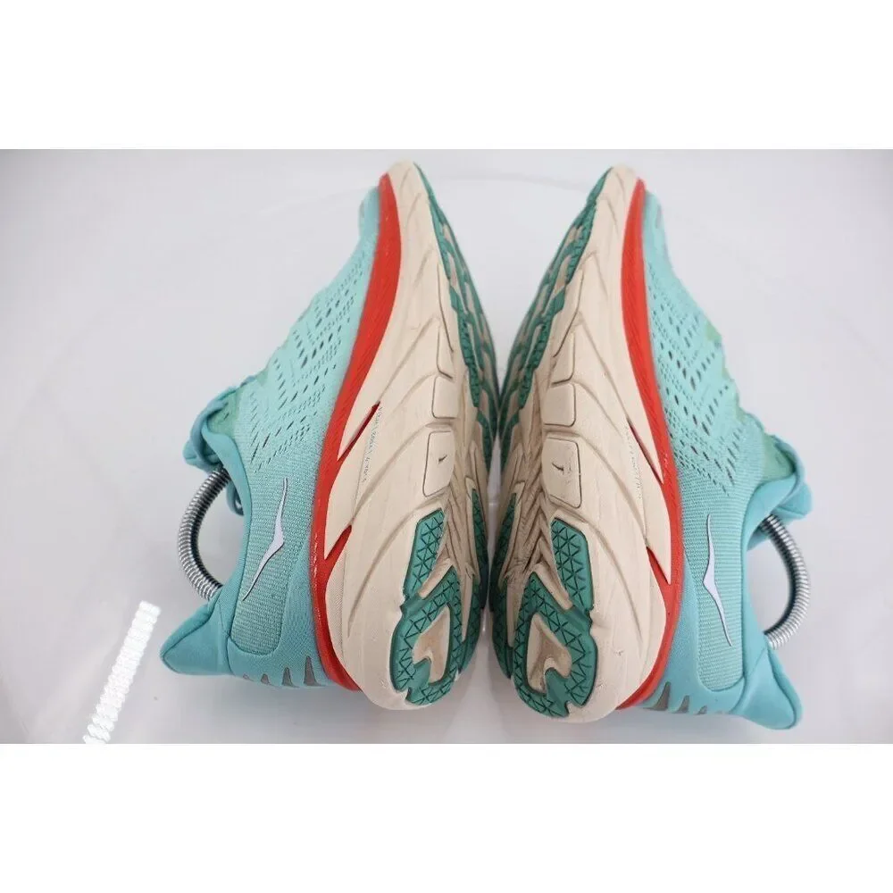 Hoka One One Clifton 8 Women's Size 10B Running Shoes Blue Teal
